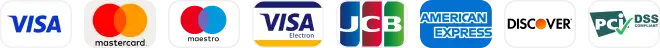 Accepted payment methods credit cards