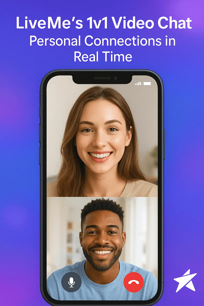 news image: LiveMe's 1v1 Video Chat: Personal Connections in Real Time